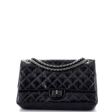 Chanel Reissue 2.55 Flap Bag Quilted Crinkled Patent 226