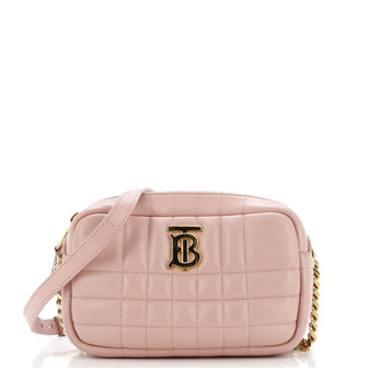 Burberry Lola Camera Bag Quilted Leather Mini