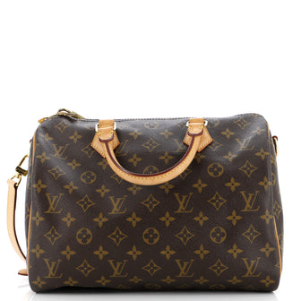 Louis Vuitton Speedy Bandouliere Bag Monogram Canvas 30