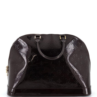 Louis Vuitton Alma Handbag Monogram Vernis GM