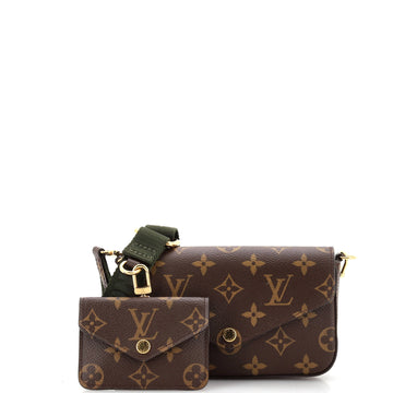 Louis Vuitton Felicie Strap & Go Handbag Monogram Canvas