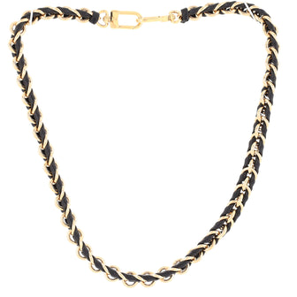 Louis Vuitton Vanity Braided Chain Shoulder Strap Metal and Leather