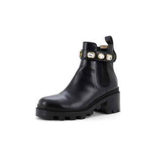 Gucci Women's Trip Boots Embellished Leather