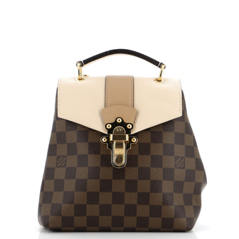 Louis Vuitton Clapton Backpack Damier and Leather