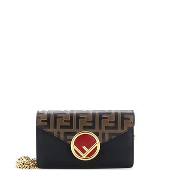 Fendi F is Fendi Convertible Belt Bag Leather with Zucca Embossed Detail