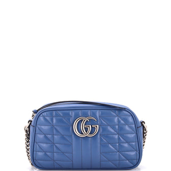 Gucci GG Marmont Shoulder Bag Mixed Matelasse Leather Small