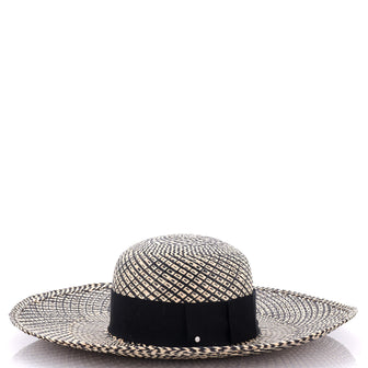 Hermes Anouk Panama Hat Straw