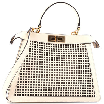 Fendi Peekaboo ISeeU Bag Perforated Leather Medium