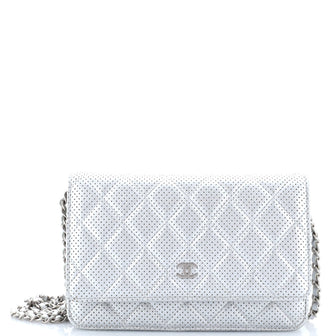 Chanel Wallet on Chain Quilted Perforated Lambskin