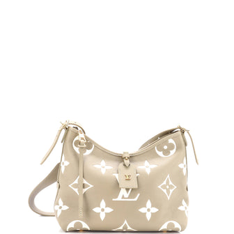 Louis Vuitton CarryAll Hobo Bicolor Monogram Empreinte Giant PM