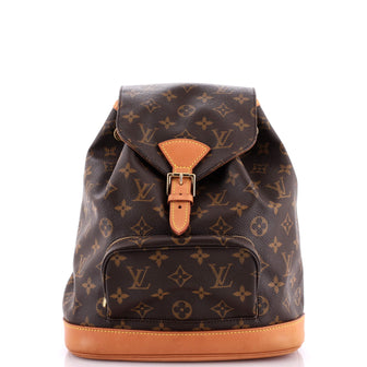 Louis Vuitton Vintage Montsouris Backpack Monogram Canvas PM