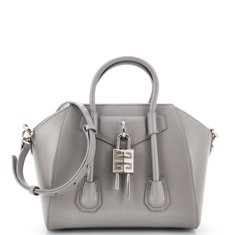 Givenchy Antigona Lock Bag Leather Mini