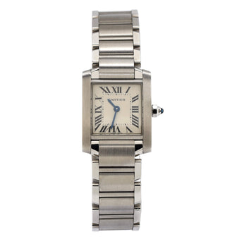 Cartier Tank Francaise Quartz Watch Stainless Steel 20
