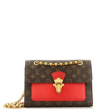 Louis Vuitton Victoire Handbag Monogram Canvas and Leather