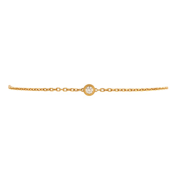 Cartier D'Amour Bracelet 18K Yellow Gold and Diamond Small