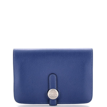 Hermes Dogon Compact Wallet Leather