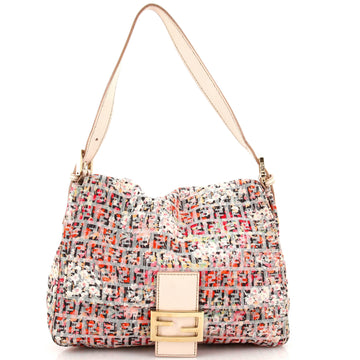 Fendi Mama Forever Bag Floral Zucchino Canvas