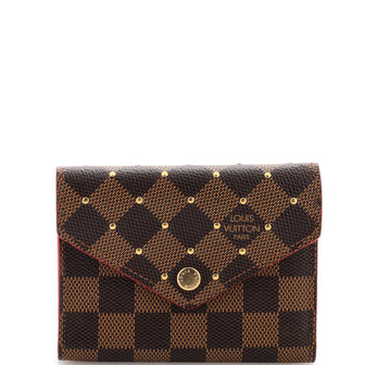 Louis Vuitton Victorine Wallet Studded Damier