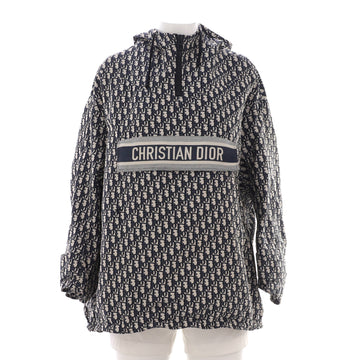 Christian Dior Women's Hooded Anorak Jacket Oblique Polyester
