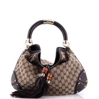 Gucci Indy Hobo GG Canvas Medium