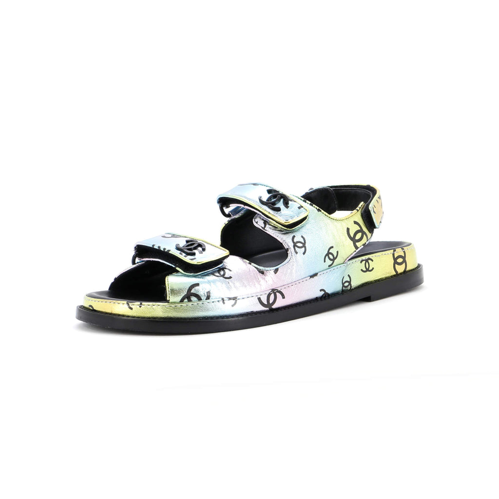 Women's Velcro Dad Sandals Printed Laminated ...