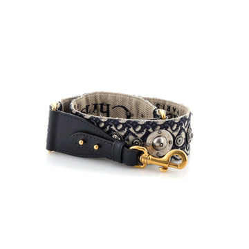 Christian Dior Shoulder Strap Embellished Oblique Canvas