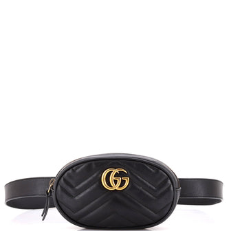 Gucci GG Marmont Belt Bag Matelasse Leather