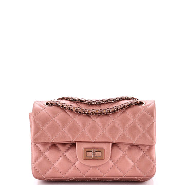 Chanel Reissue 2.55 Flap Bag Quilted Metallic Calfskin Mini