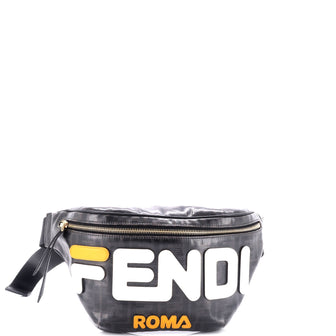 Fendi Mania Logo Waist Bag Zucca Coated Canvas