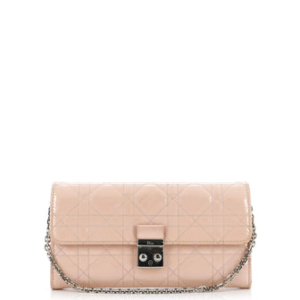 Christian Dior Miss Dior Croisiere Wallet on Chain Cannage Quilt Patent