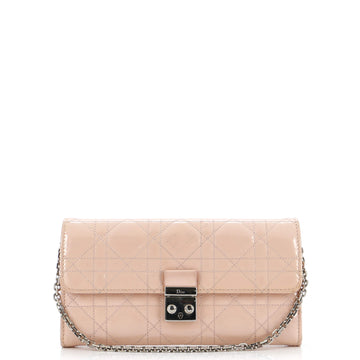Christian Dior Miss Dior Croisiere Wallet on Chain Cannage Quilt Patent