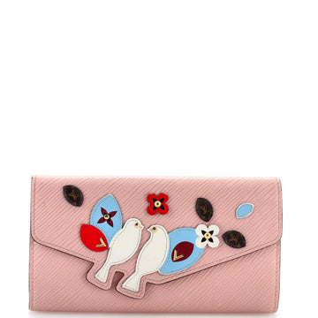 Louis Vuitton Sarah Wallet NM Epi Birds Leather
