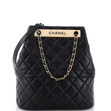 Chanel Trendy CC Drawstring Bag Quilted Lambskin Medium