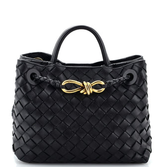 Bottega Veneta Andiamo Top Handle Bag Intrecciato Nappa Small