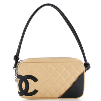 Chanel Cambon Pochette Quilted Leather