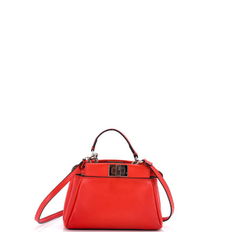 Fendi Peekaboo Bag Leather Micro