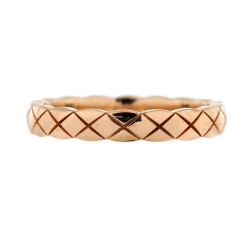 Chanel Coco Crush Ring 18K Beige Gold Mini