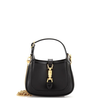 Gucci Jackie 1961 Chain Hobo Leather Mini