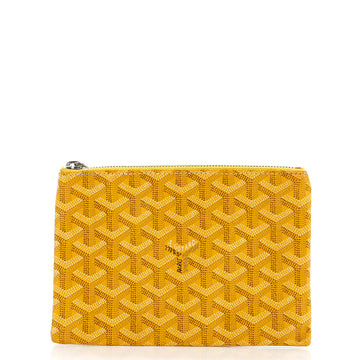 Goyard Senat Zip Pouch Coated Canvas PM
