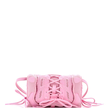 Balenciaga SneakerHead Phone Crossbody Bag Mesh and Faux Leather