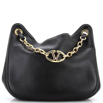 Valentino Garavani VLogo Moon Tote Leather Medium