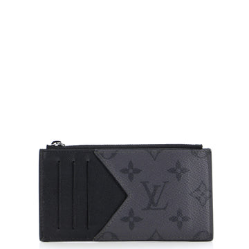 Louis Vuitton Coin Card Holder Monogram Taigarama
