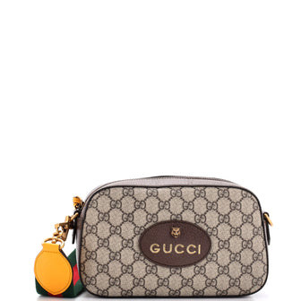 Gucci Neo Vintage Camera Messenger Bag GG Coated Canvas