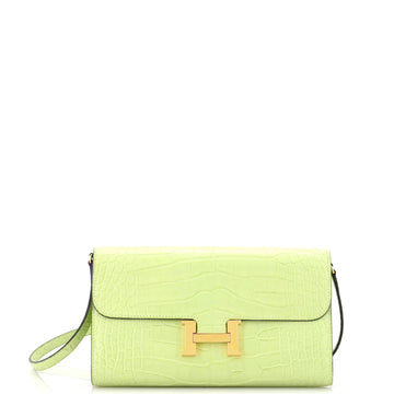 Hermes Constance To Go Wallet Alligator