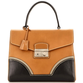 Prada Sound Top Handle Bag Calfskin Medium