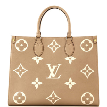 Louis Vuitton OnTheGo Tote Bicolor Monogram Empreinte Giant MM