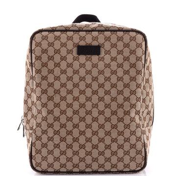 Gucci Zip Travel Backpack GG Canvas