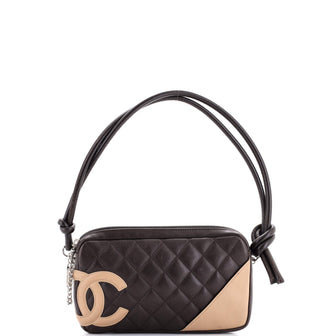 Chanel Cambon Pochette Quilted Leather