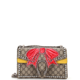Gucci Dionysus Bag Crystal Embellished GG Coated Canvas Small