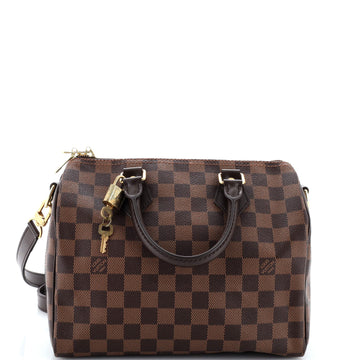 Louis Vuitton Speedy Bandouliere Bag Damier 25